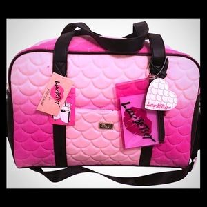 Pink Ombré Mermaid Betsey Johnson Weekender Bag💓